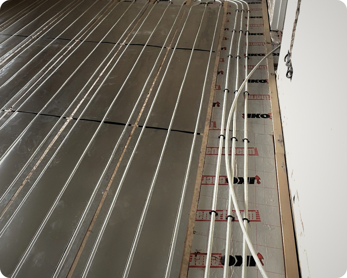 Between joist underfloor heating Cardiff